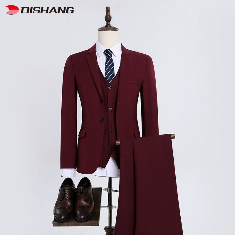 Custom Men Wedding Suit Business Casual Professional Fit Groom Suit Men Best Wedding 3 Piece Men'S Top