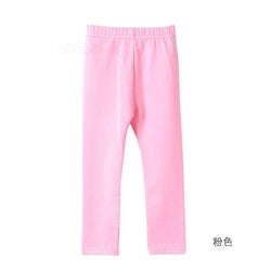 M1708 Fashion Candy Color Cropped trousers Girls Skinny Pants Soft Elastic Modal Cotton Kids Girl Leggings Pants