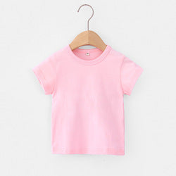Cotton Comfort: Blank Plain Children's T-shirts for Every Occasion
