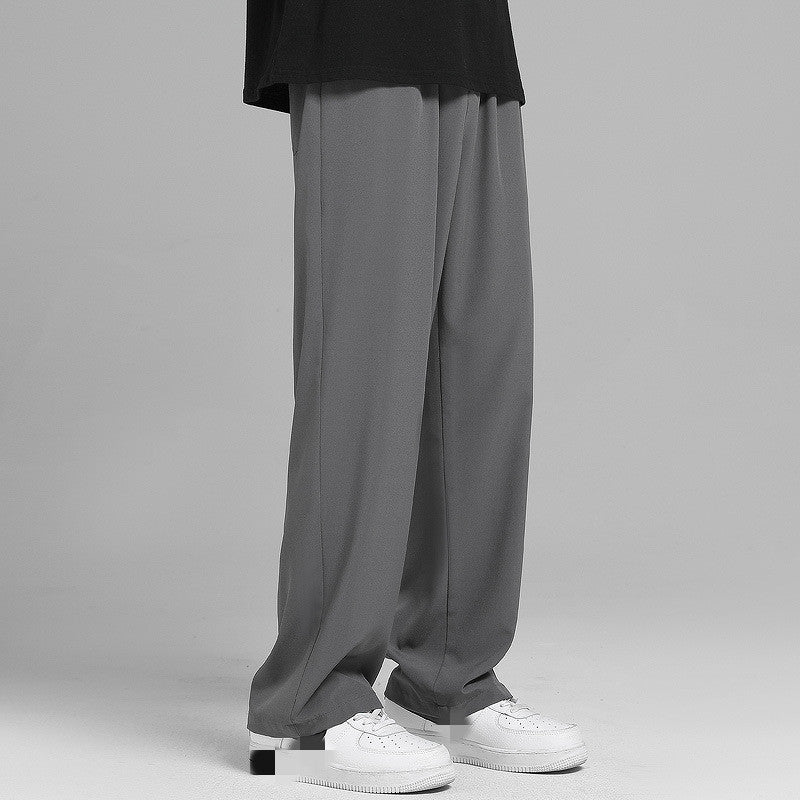 Custom wholesale price mens pants& trousers men casual Straight wide leg Pants men's cargo pants