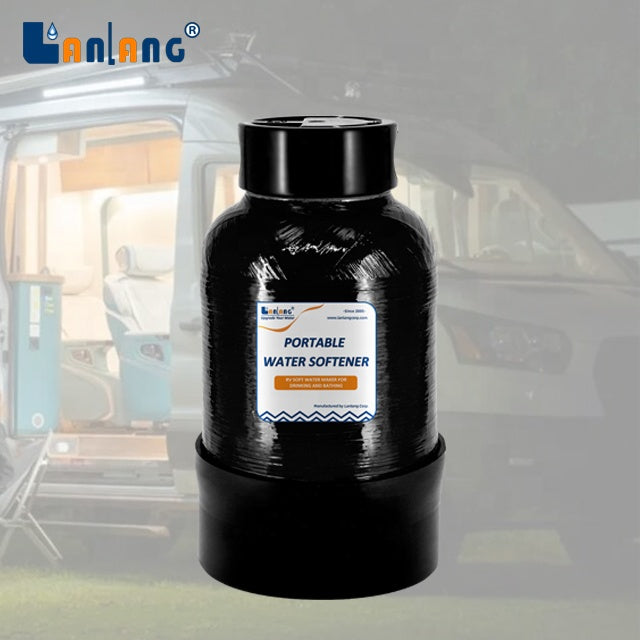 Lanlang OEM 4 model size frp tank mobile water softener camping soft water system RV Boat portable water softener