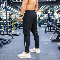 Mens Sport Slim Fit Pants Joggers Sweatpants Men Clothes Casual Streetwear Track Running Trousers for Fitness workout