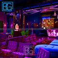 Vapor Retail Showcase Design Wholesale Shisha Bar Furniture Indrawn Bar Hookah Pin Hookah Lounge Design