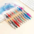 Customized Promotional Print Retractable G2 Rubber Grip Click Gel Pen