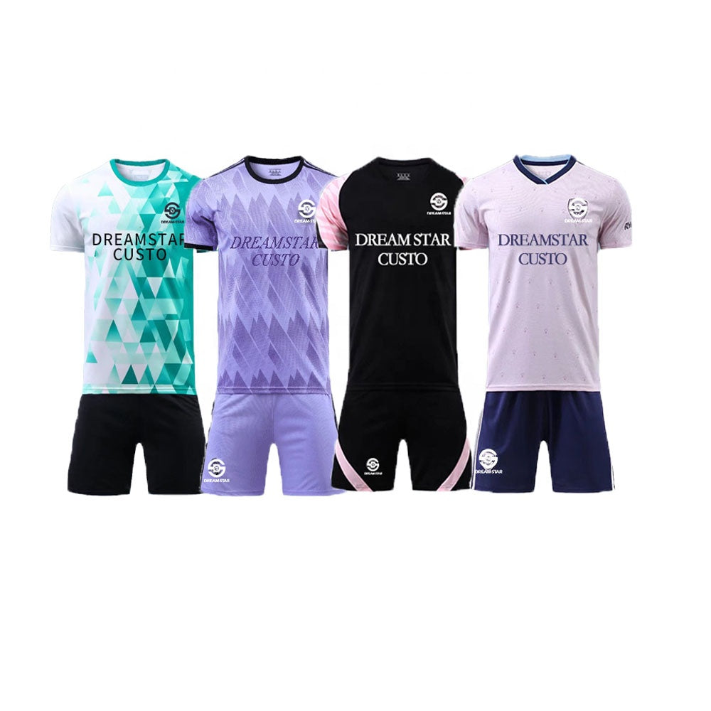 2022-23 Customized Soccer Jersey Sets Quick Dry Practice Soccer Wear For Men's Football Uniform