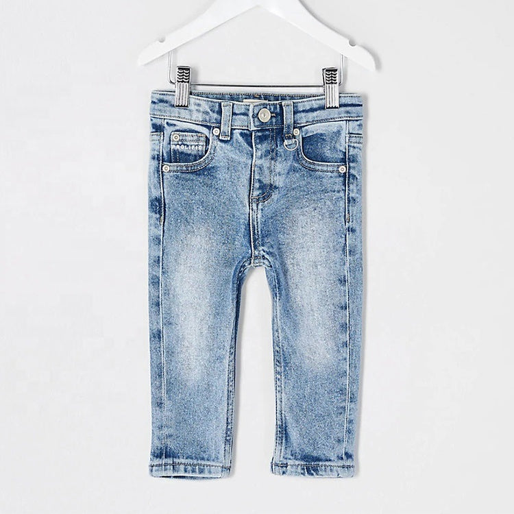 Super cute children's jeans different blue denim toddler mini boys jeans pants for kids
