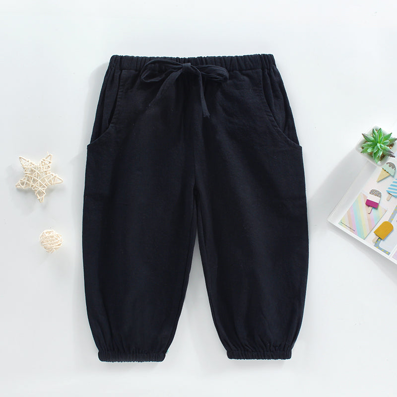 Children Pants Kids Pants Children Loose Casual Patchwork Trousers Girls Kids Oversized Pants