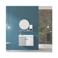 Bathroom Vanity Wall Mounted Bathroom Cabinet With Round Mirror