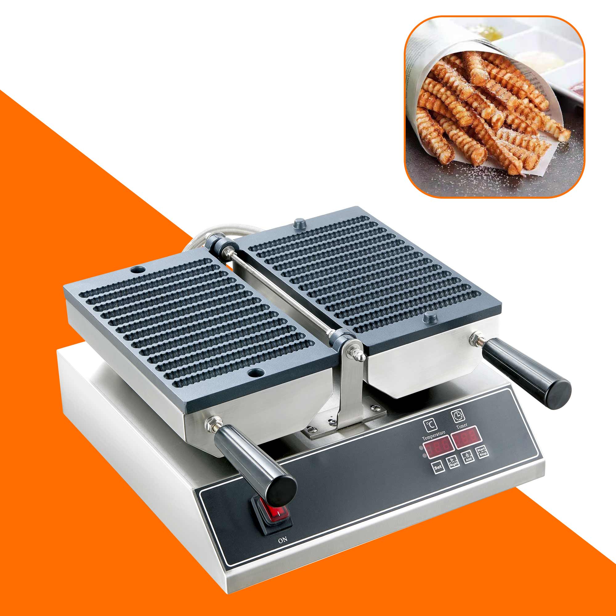 Commercial Electric Nonstick  Waffle Maker Machine For Restaurant Snack