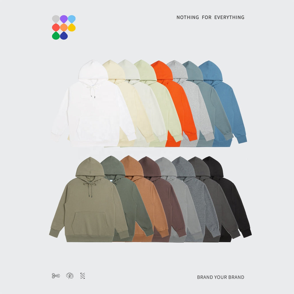 custom logo 350 grams mens thick fleece lined mens hoodies oversized high quality blank hoodies unisex