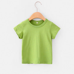 Cotton Comfort: Blank Plain Children's T-shirts for Every Occasion