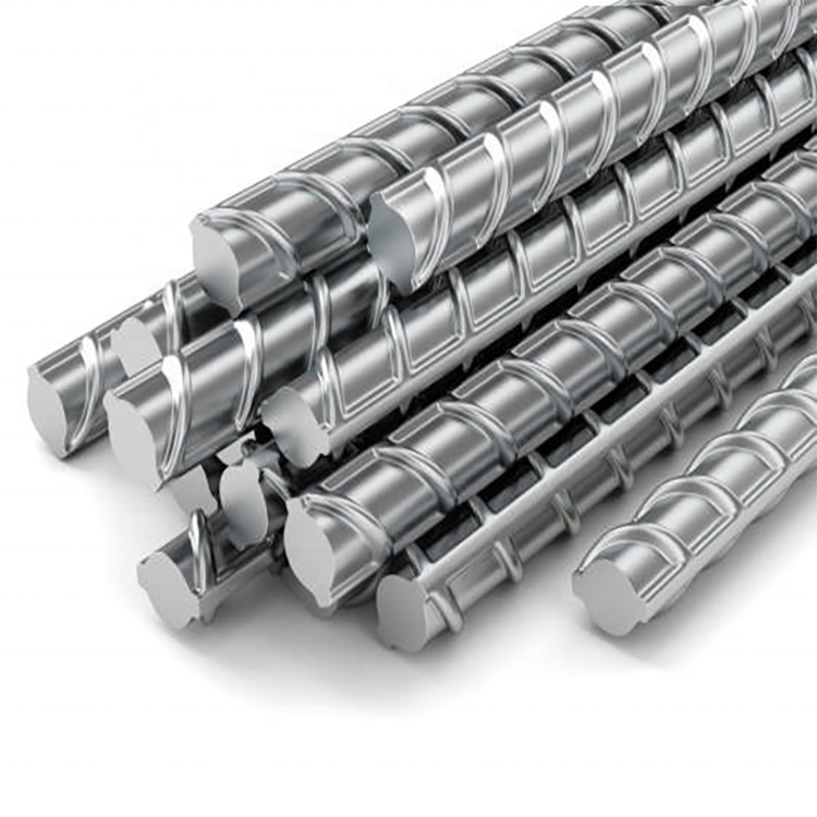For Construction 10 12 16Mm Concrete Price Ribbed Iron Reinforcing Iron Construction Rebar Steel Bar Rolls