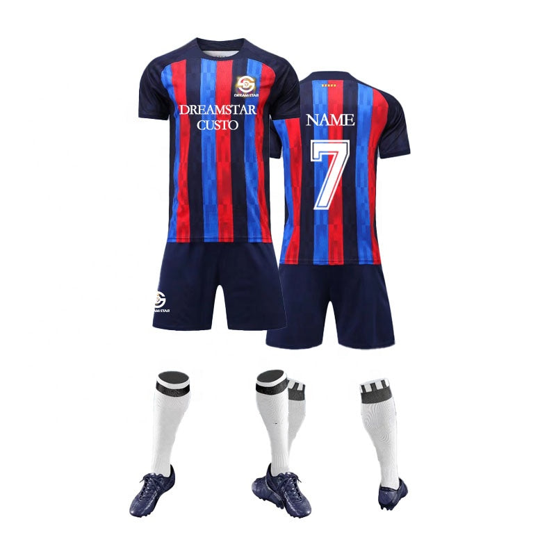 Premium Quick Dry Soccer Wear Thailand T Shirts Uniform Team Soccer Jersey Sublimation Football Jersey