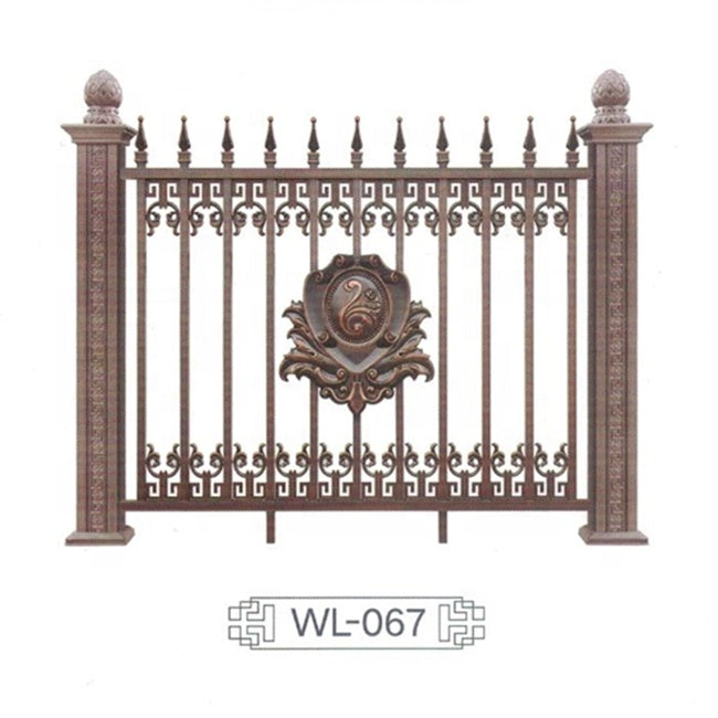 Fuqian design 2023 Aluminum Fencing Fence panels aluminium newly outdoor fences and gates for houses hot selling