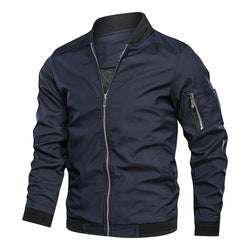 Amazon men's coat Spring and autumn  version of the trend loose fat fall leisure baseball jackets mens spring clothes
