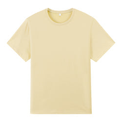 HIC Custom 170G 100% Cotton Printing Logo Tee Shirts Blank Embroidery Unisex Anti-wrin Base Layer Fitness T Shirts