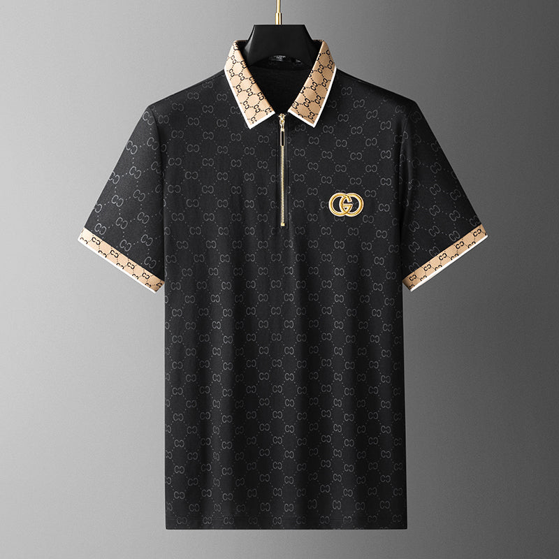 casual new men's Summer polo shirt men's short-sleeved cotton men polo shirt