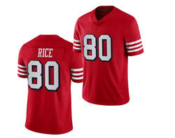 Embroidery American Football Jerseys Custom San Francisco 17 Sanders 19 Samuel 80 Rice 85 George Kittle Stitched Sports Jersey