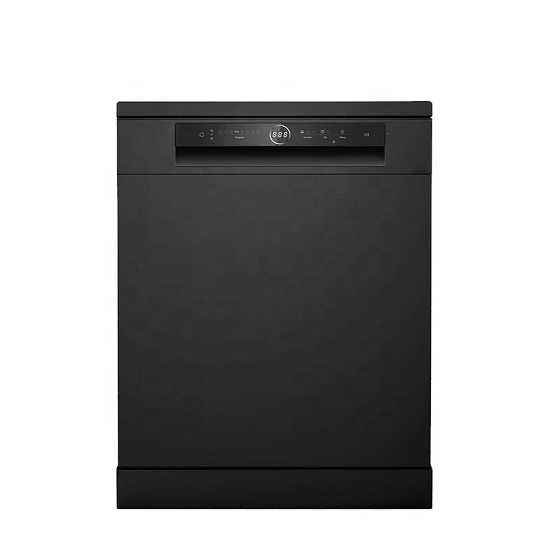 household dishwashers Black freestanding Top Control Dishwasher in Custom Panel Ready with Stainless Steel  smart dishwasher