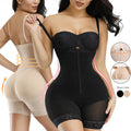 women shapewear slimming bodysuit underbust bodyshaper thigh zipper full body shaper with butt lift full body waist trainer