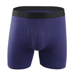 High quality mens Classic solid Cotton stretch Briefs boxers shorts Open Fly Pouch Men's underwear