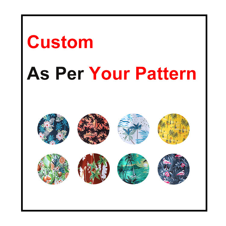 Oem Summer Family Matching Outfits Tropical Hawaiian Shirts Short Sleeve Custom Printed Kids Toddler Boys Aloha Hawaiian Shirts