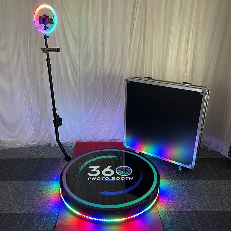 Wholesale price of 2023 adjustable 360 automatic camera photo booth 360 photobooth children party photo booth 360 America market