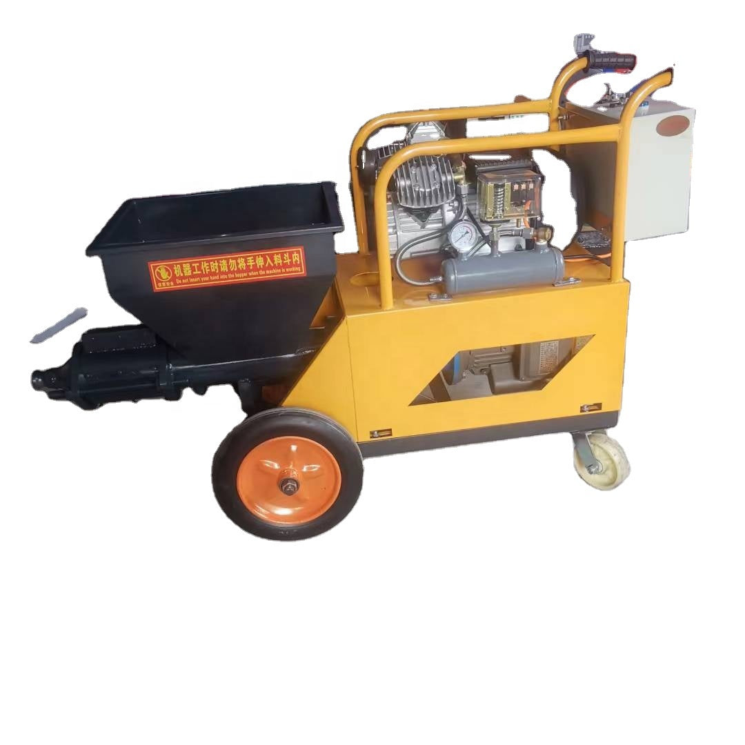 Mortar spray machine construction site cement powder wall plaster concrete plunger spraying machine
