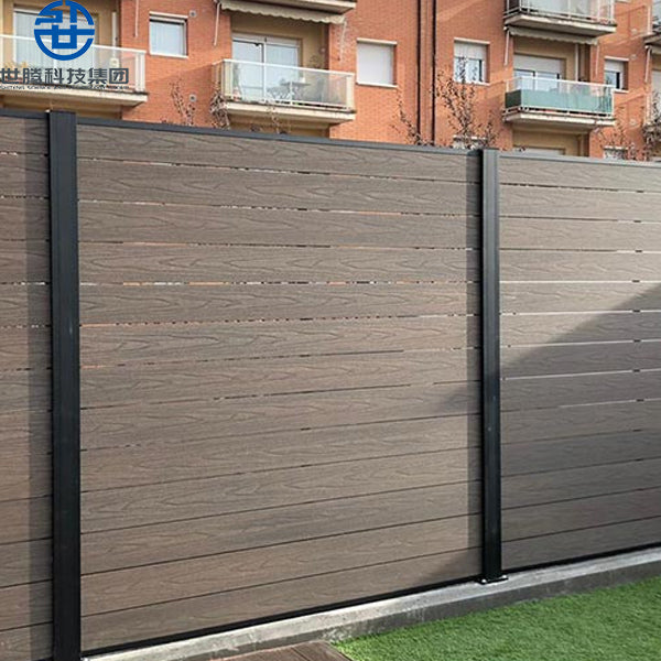 Hot Sale Top Quality low price Wood Plastic Privacy Fence Waterproof and fireproof WPC composite fence panel