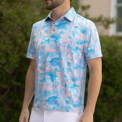 Custom Golf Polo Shirt 100% Polyester T Shirt Sublimation Blank Polo Tshirt T-Shirt Plus Size Men'S Polo Shirts For Men