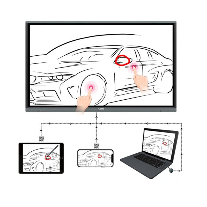 55 65 75 86 98 Inch Interactive Whiteboard Flat Panel 4K Conference Display Touch Smart interactive boards For Classroom