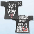 Manufacturer custom logo streetwear vintage acid wash heavyweight grimace graphic printed black men t shirt