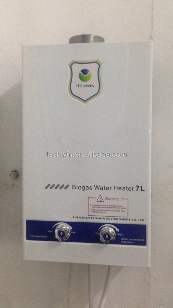 High Quality Biogas Gas Water Heater For Hot Water