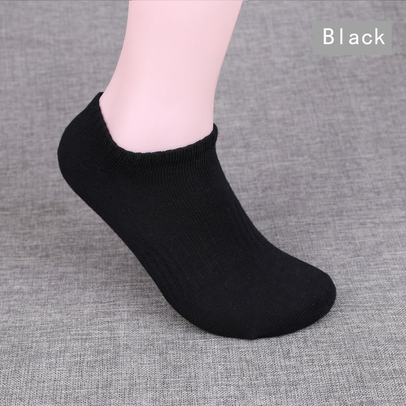 hot selling men casual sports socks breathable custom logo plain socks cotton waist tied terry cushion ankle socks