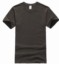 Free shipping mix size color high quality 100% premium cotton t-shirt , custom print men t shirt with your logo or design print