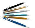 Polygon shape metal mechanical pencil with top eraser inside