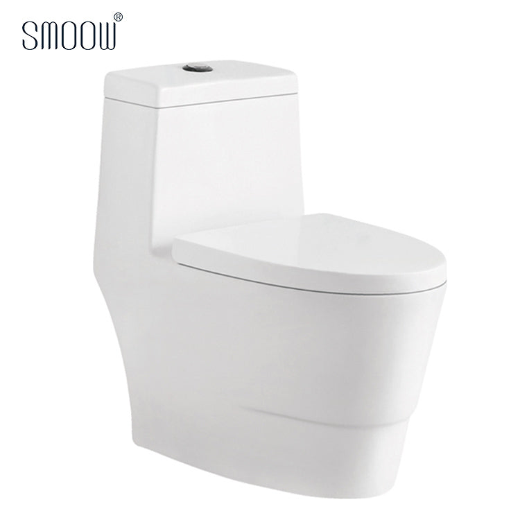 Update Design German Floor Mounted One Piece Toilet for Hotel Sanitary Ware One Piece Wc Toliet Ceramic Siphonic S-trap 300mm