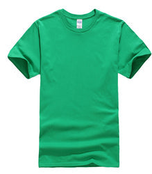 Free shipping mix size color high quality 100% premium cotton t-shirt , custom print men t shirt with your logo or design print
