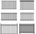 cheap wrought Iron fence for sale, steel fence, metal fence (Suzhou factory)