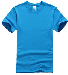 Free shipping mix size color high quality 100% premium cotton t-shirt , custom print men t shirt with your logo or design print