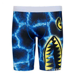 Oem Factory Quick Dry Long Boxers For Man Fashion Beach Swimsuits Full Printed Men Underwear