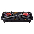 2D Printing Luxury built-in blue flame energy saving infrared 2 burner glass gas cooktops gas stove  YG-B22091