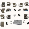 Car accessory Stainless wholesale brake pad fitting hardware kits