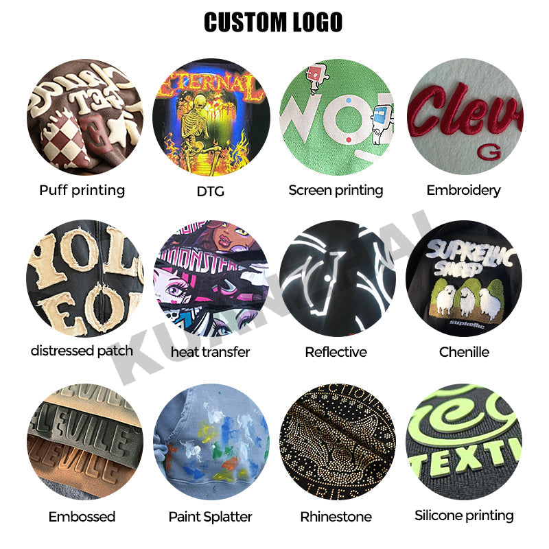 Custom flared sweatpants cotton screen puff printing men flair track jogger trouser flare sweat pants men
