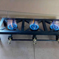 12 months warranty commercial kitchen countertop big burner gas stove oven