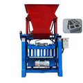 China factory wholesales semi-automatic concrete cement brick block making machine qmj4-35 brick machine for gambia