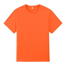 HIC Custom 170G 100% Cotton Printing Logo Tee Shirts Blank Embroidery Unisex Anti-wrin Base Layer Fitness T Shirts