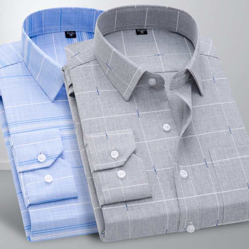 Button-down Shirt long sleeve formal dress shirt custom slim fit casual shirt for men