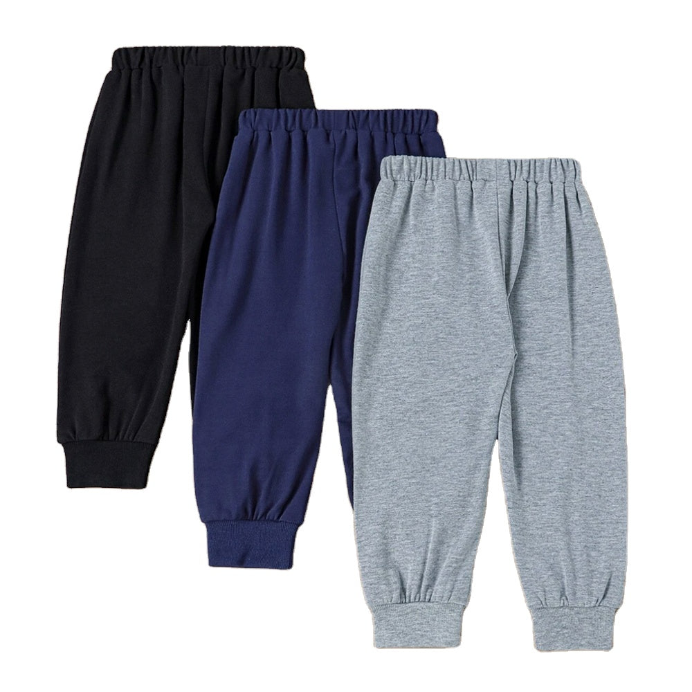 Modern Custom Kids Trousers Breathable Sports Casual Boys Girl Fleece Long Pants