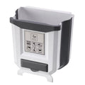 Folding Waste Bin/ Kitchen Cabinet Door Hanging Trash Can / large capacity wall door hanging waste bin car trash bin